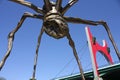 La Salve bridge and The giant spider Royalty Free Stock Photo