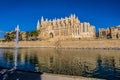 La Seu catedral, Palma de Mallorca, Spain Royalty Free Stock Photo