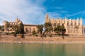 La Seu, the gothic cathedral de Palma de Mallorca on the Island of Mallorca, Baleares, Spain Royalty Free Stock Photo