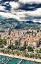 La Spezia city skyline, aerial view on a beautiful day Royalty Free Stock Photo