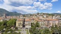 La Spezia city skyline, aerial view on a beautiful day Royalty Free Stock Photo