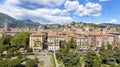 La Spezia city skyline, aerial view on a beautiful day Royalty Free Stock Photo