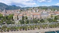 La Spezia city skyline, aerial view on a beautiful day Royalty Free Stock Photo
