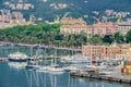 La Spezia port and Morin Royalty Free Stock Photo