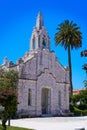 La toja island Toxa Chapel made of sea shells