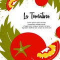 La Tomatina festival template banner