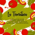 La Tomatina. Template poster