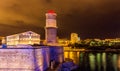 La tour du fanal in the Fort Saint-Jean in Marseille Royalty Free Stock Photo