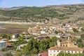 La Tranquera reservoir and a view of Nuevalos town