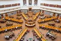 The La Trobe Reading Room of state library of victoria Royalty Free Stock Photo