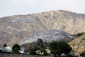 La Tuna Canyon Fire Royalty Free Stock Photo