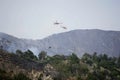 La Tuna Canyon Fire Royalty Free Stock Photo