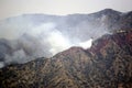 La Tuna Canyon Fire Royalty Free Stock Photo