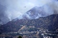 La Tuna Canyon Fire Royalty Free Stock Photo