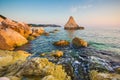 La Vela beach on the adriatic sea, Marche