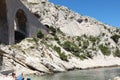 La Vesse railway viaduct, France Royalty Free Stock Photo