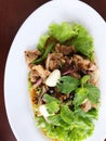 Laab ped. Spicy Minced Duck Salad