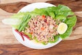 Laab. Thai Spicy minced meat salad