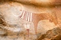 Laas Geel Rock paintings, petroglyphs, murals Royalty Free Stock Photo