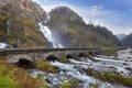 Laatefoss in Odda Royalty Free Stock Photo