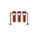 Lab bottle logo is a simple logo or icon Royalty Free Stock Photo