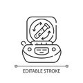 Lab centrifuge linear icon