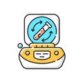 Lab centrifuge RGB color icon Royalty Free Stock Photo