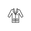 Lab Coat line icon