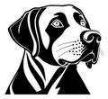 Lab Dog Breed Illustration AI-generated Royalty Free Stock Photo