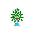 Lab Farm Science Creative Tree Logo