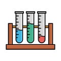 Lab flask Isolated Vector icon that can be easily modified or edited Royalty Free Stock Photo