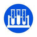 Lab flask Isolated Vector icon that can be easily modified or edited Royalty Free Stock Photo