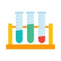 Lab flask Isolated Vector icon that can be easily modified or edited Royalty Free Stock Photo