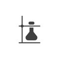 Lab flask vector icon Royalty Free Stock Photo