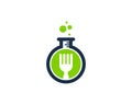 Lab Food Icon Logo Design Element Royalty Free Stock Photo