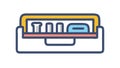 Lab Instruments Tool Box Icon, vector design Generative AI Royalty Free Stock Photo