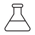 Lab thin line vector icon Royalty Free Stock Photo