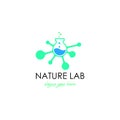 Lab logo vector. Lab logo template. Science lab logo