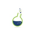 Lab logo vector. Lab template. Science lab logo.