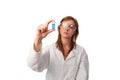 Lab technical performing an experiment Royalty Free Stock Photo