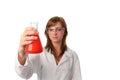 Lab technical performing an experiment Royalty Free Stock Photo