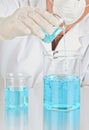 Lab Technician Experimenting Royalty Free Stock Photo