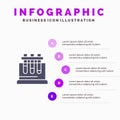 Lab, Test, Chemistry, Science Infographics Presentation Template. 5 Steps Presentation