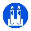 Lab test Isolated Vector icon that can be easily modified or edited Royalty Free Stock Photo