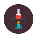 Lab test isolated Vector icon that can be easily modified or edited Royalty Free Stock Photo