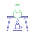 Lab test isolated Vector icon that can be easily modified or edited Royalty Free Stock Photo