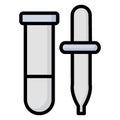 Lab Test Isolated Vector icon which can be easily modified or edit Royalty Free Stock Photo