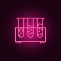 lab tests icon. Elements of Web in neon style icons. Simple icon for websites, web design, mobile app, info graphics Royalty Free Stock Photo