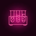 lab tests icon. Elements of Web in neon style icons. Simple icon for websites, web design, mobile app, info graphics