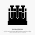 Lab, Tubs, Test, Education solid Glyph Icon vector Royalty Free Stock Photo